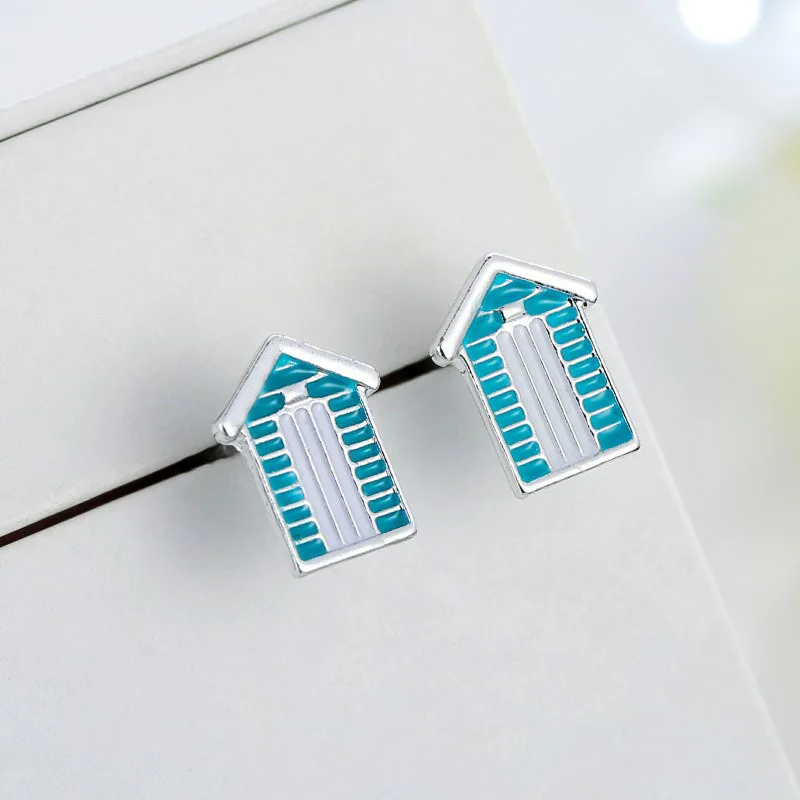 Корейское издание 10 стильные маленькие серьги для женщин якорь раковина