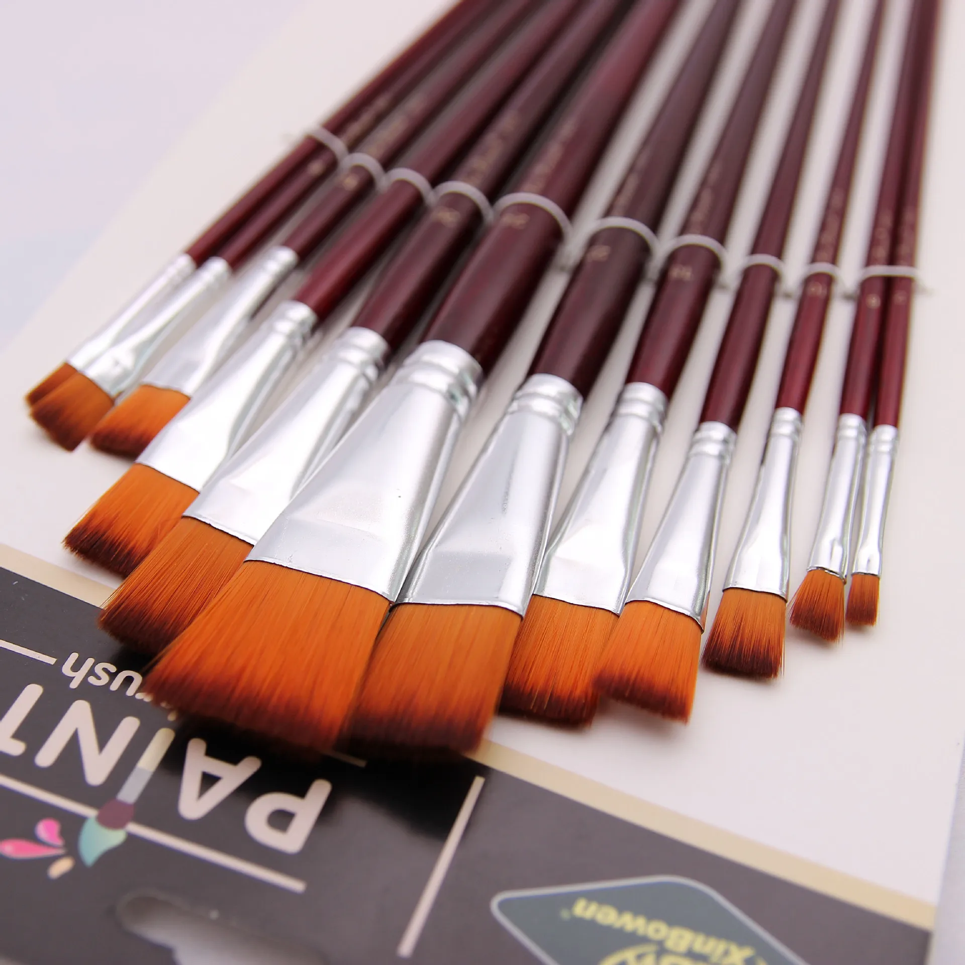 12 шт./компл. глиняные инструменты масляные кисти ручная работа Экологически