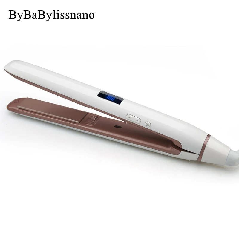 ByBaBylissnano Профессиональный Выпрямитель для волос железный светодиодный дисплей