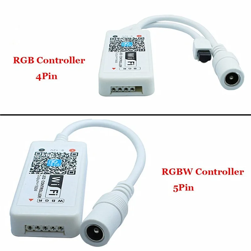 Wifi Bluetooth RGB RGBW волшебный домашний светодиодный контроллер Мини DC 5 в 12 В 24 с RF 21Key IR