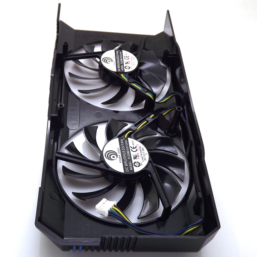 Вентилятор Power logic pld08010s12hh 12 В 0 35a 75 мм fUr msi r7770-2pmd n460gtx + m2d-serie n460 n560gtx v5 grafikkarte kUhlung |