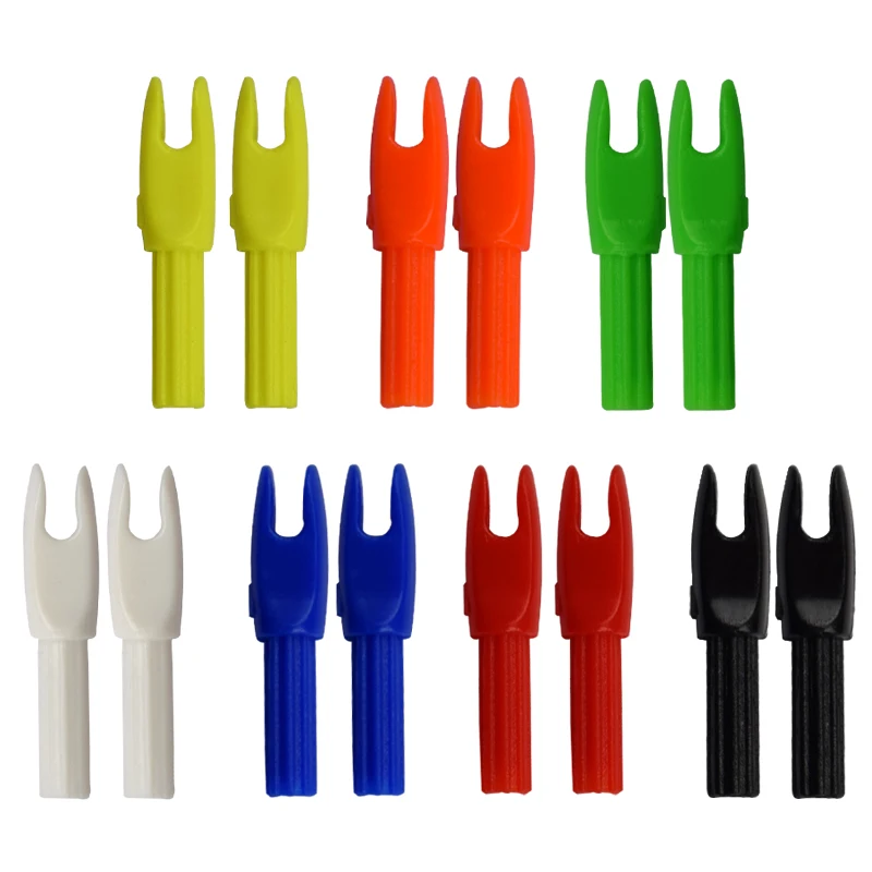 

50 pcs/lot Archery Plastic Nock Arrow I.D. 4.2mm Carbon Arrow Shaft Accessories Outdoor Hunting Shooting Archery Bow Parts