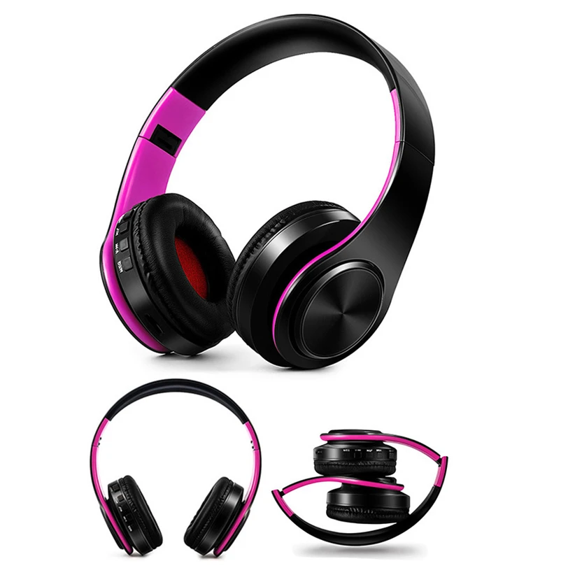 Bluetooth наушники Hi Fi беспроводная гарнитура с микрофоном поддержка SD/TF