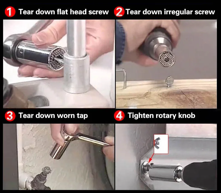 Универсальный разъем gator адаптер ручка мощность сверла переходник для руля Набор