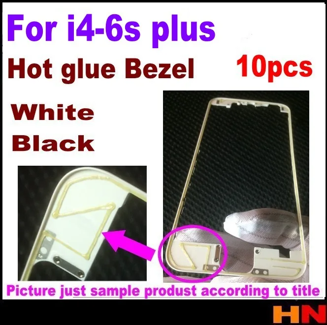 10 шт. горячий клей черный/белый передняя рамка для iPhone 4 4S 5 5s 5c 6 6s plus ЖК средняя