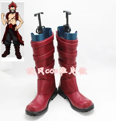 Ботинки для костюмированной вечеринки Boku no Hero My academic Eijiro Kirishima Вечерние ботинки в