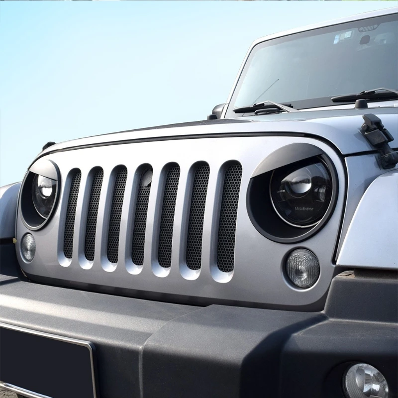 Новинка 2019 2х окантовочный передний светильник Angry Bird Trim Cover ABS для Jeep Wrangler 2007-2015