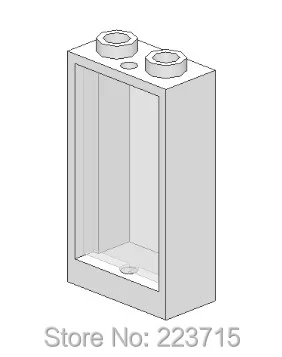 * Окно 1x2x3 w. Стекло 20 шт Y104 DIY enlighten блок кирпич часть No.60593 совместим с другими