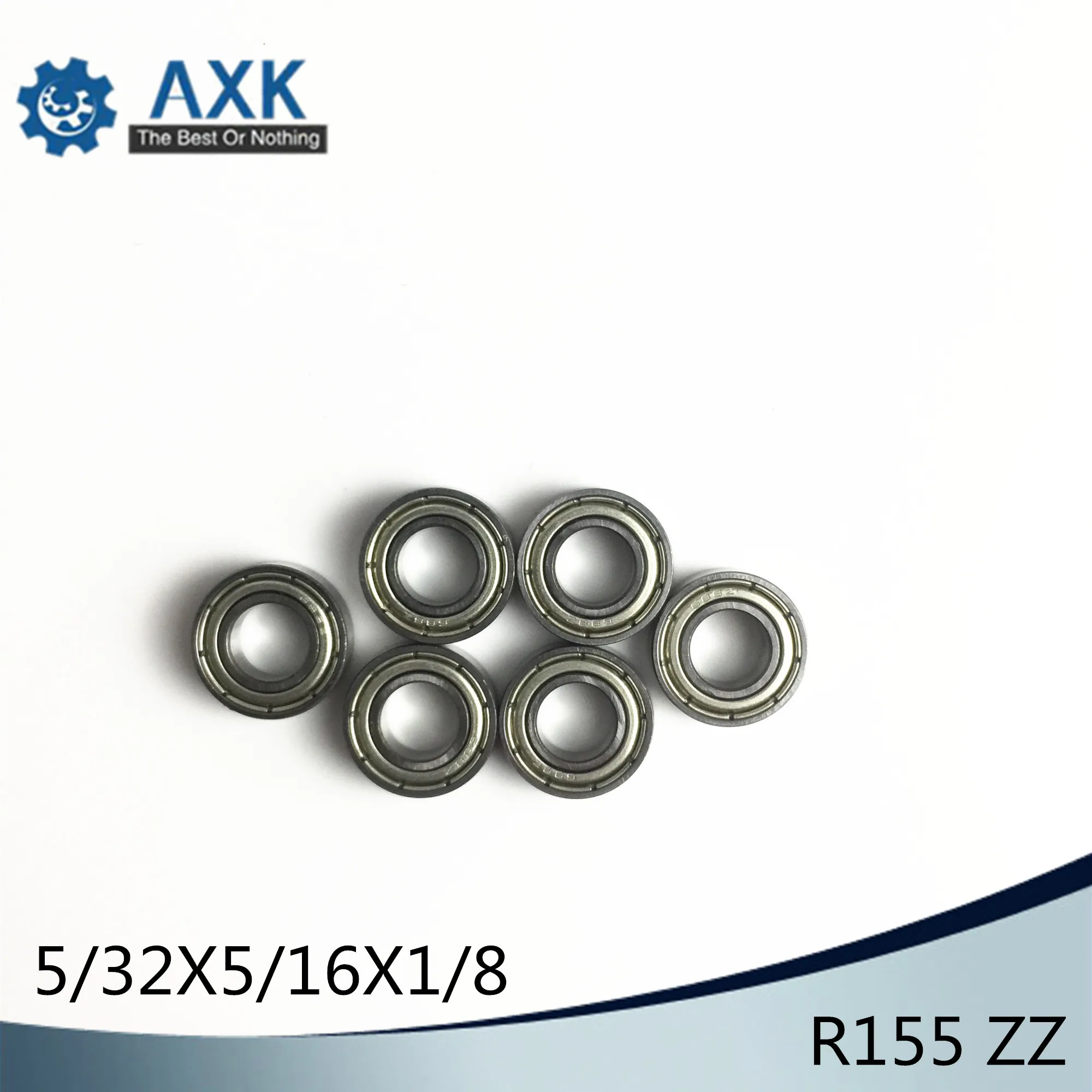 

R155ZZ подшипник ABEC-1 (10 шт.) 5/32 "x5/16" x1/8 "дюймовый миниатюрный R155 ZZ шариковые подшипники RC