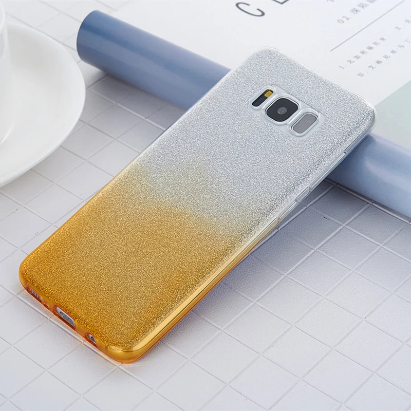 Glitter Case for Samsung Galaxy A3 A5 A7 2016 J3 J5 J7 2017 J2 Pro Prime A8 2018 S5 Neo S6 S7 edge S8 S9 Plus 2 In 1 Cover CAPA |