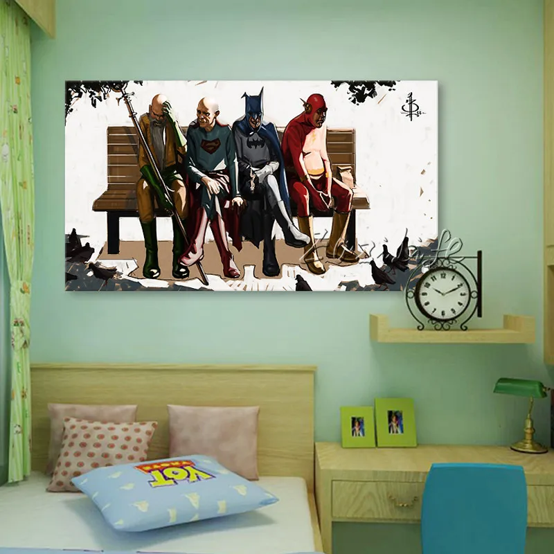 Комиксов Marvel Мстители Super Heroes на холсте плакат и Принт стена искусство фотографии