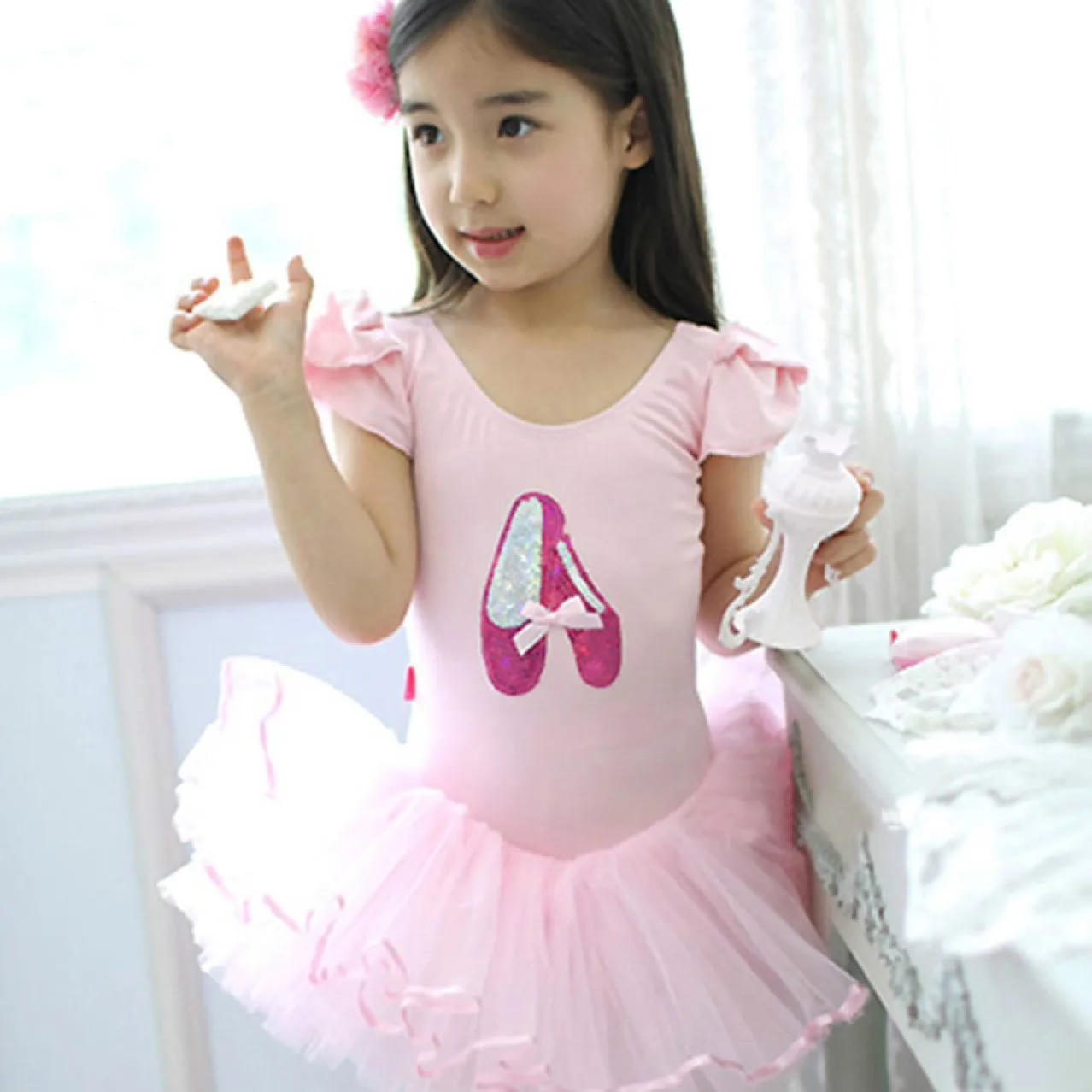 Новинка детская одежда для маленьких девочек 2 цвета Многослойная юбка-пачка с