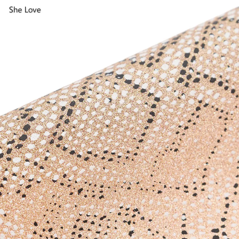Chzimade A4 Snake Skin Fabric Sheet Glitter Sewing For Handmade Bow Patchwork Bags Decoration Diy Crafts | Дом и сад