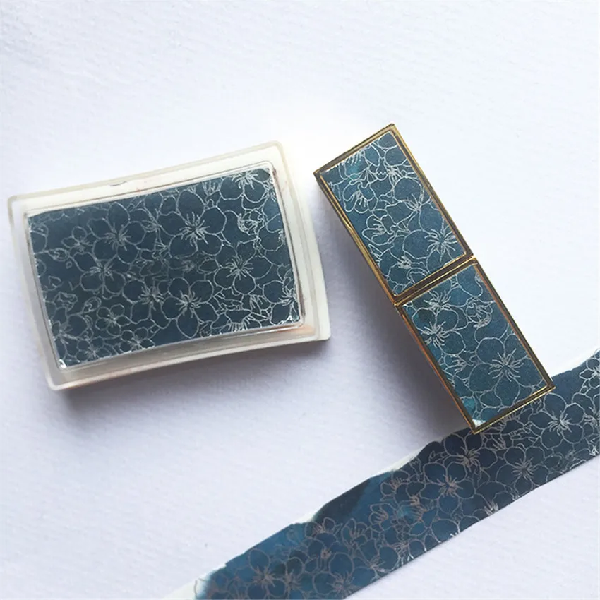 Чернила вишневого цвета губная помада пуля журнал набор декоративного скотча