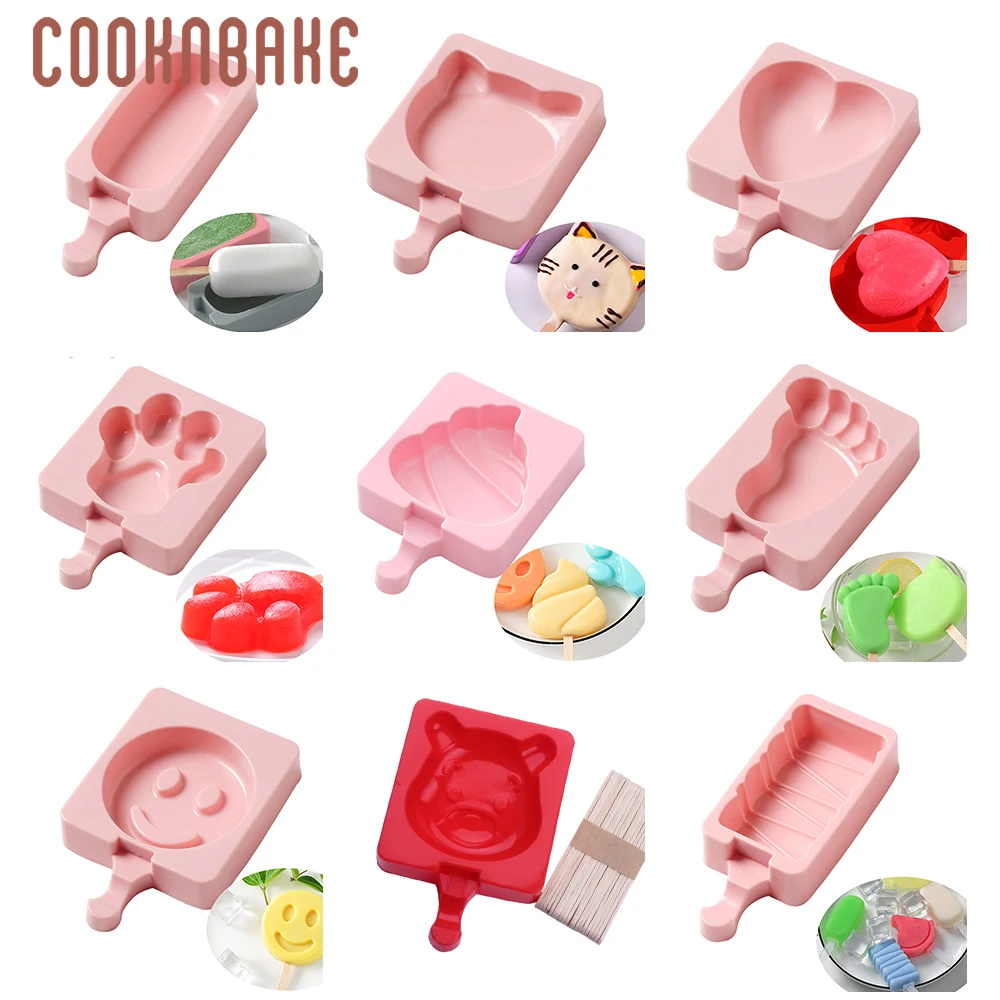 COOKNBAKE силиконовая форма для мороженого одно отверстие улыбающееся лицо