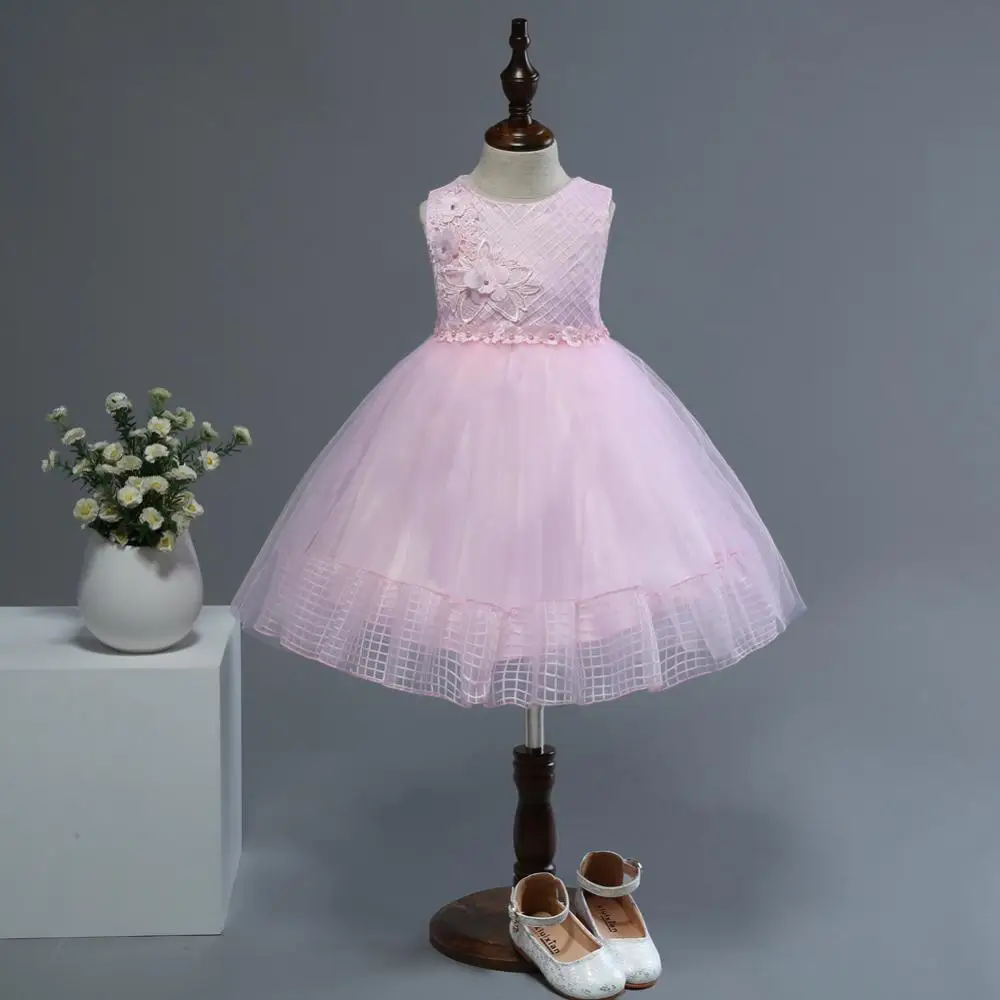 Лидер продаж Летнее Детское платье принцессы разноцветное кружевное для девочек