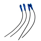 4 шт.лот 10 см длиной, черные кабельные провода с клеммами для фотоэлементов, SINOTIMER TM618 CN101 CN101A