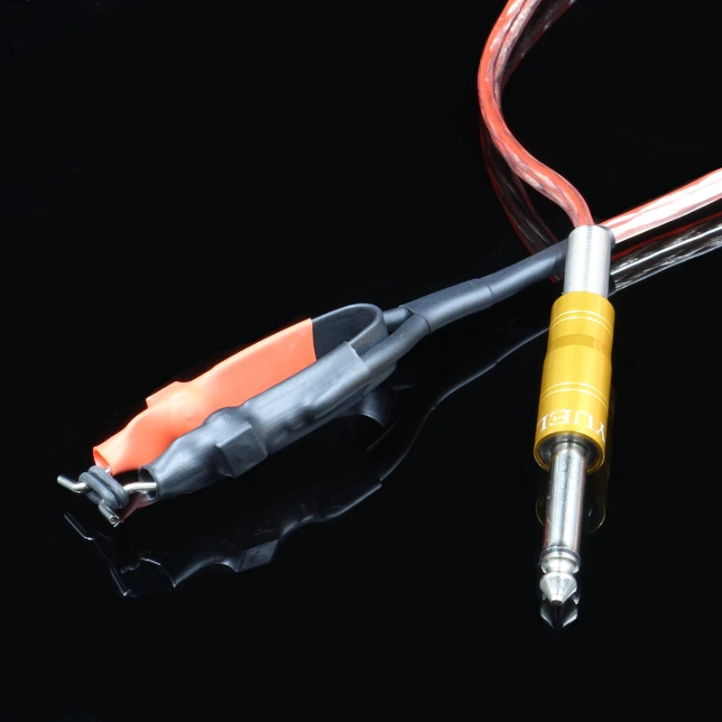 Высокое качество RCA татуировки Клип оранжевый шнур резиновый силиконовый для