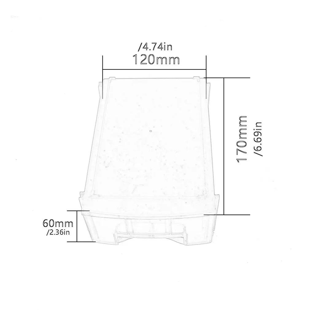 Пластиковая коробка для инструментов прозрачная электронные компоненты