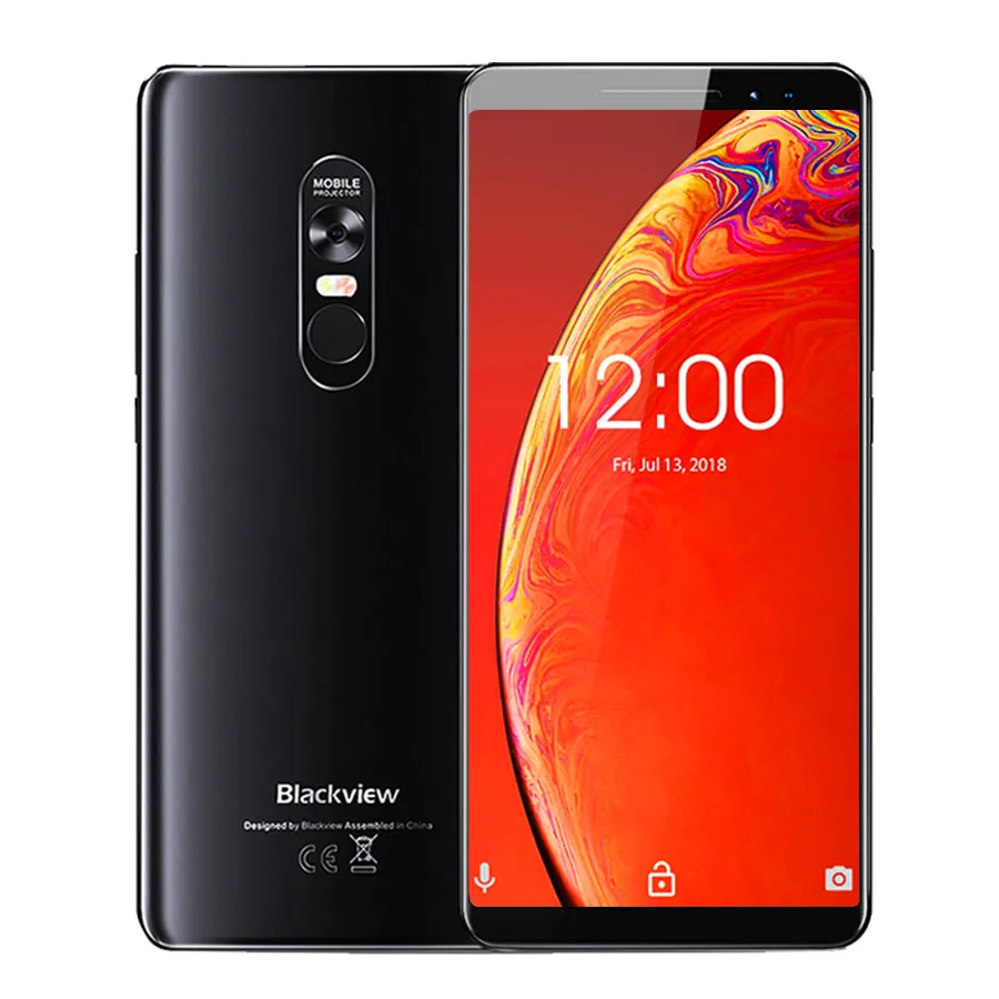 Blackview MAX 1 проектор телефон 6 01 дюймов Гб 64 4680 мАч Android 8 NFC Мини портативный домашний
