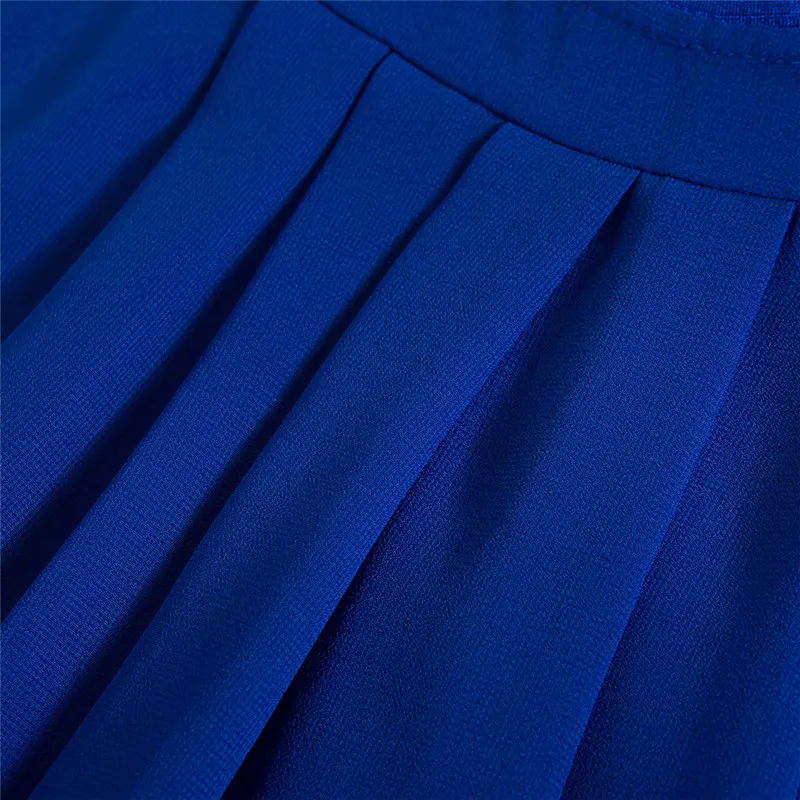 Плиссированные женские шифоновые рубашки с коротким рукавом и круглым вырезом