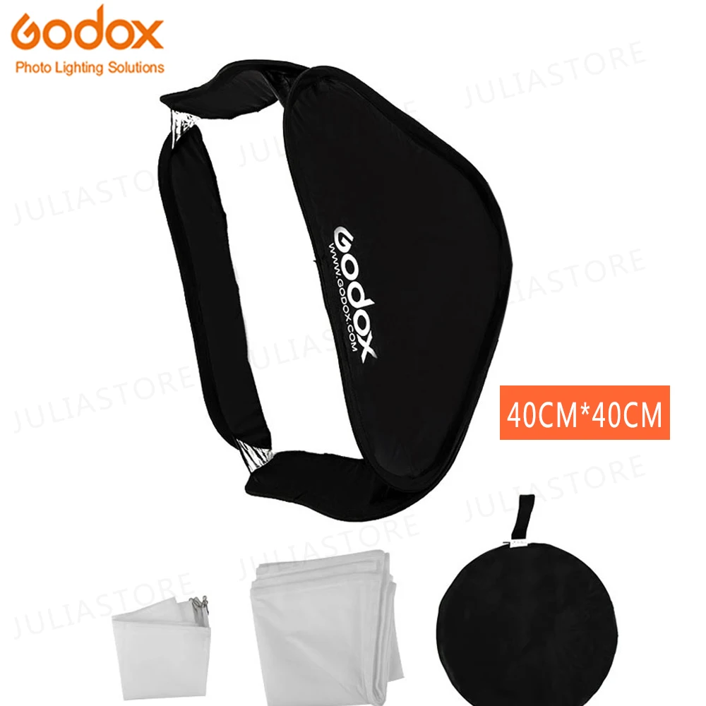 Софтбокс Godox 40x40 см отражатель для вспышки Speedlite светильник профессиональной