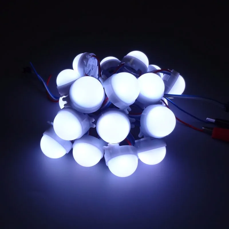 Пиксельный светодиодный модуль D30 RGB 100 шт. точки 3 светодиода s WS2811IC 5050 IP68