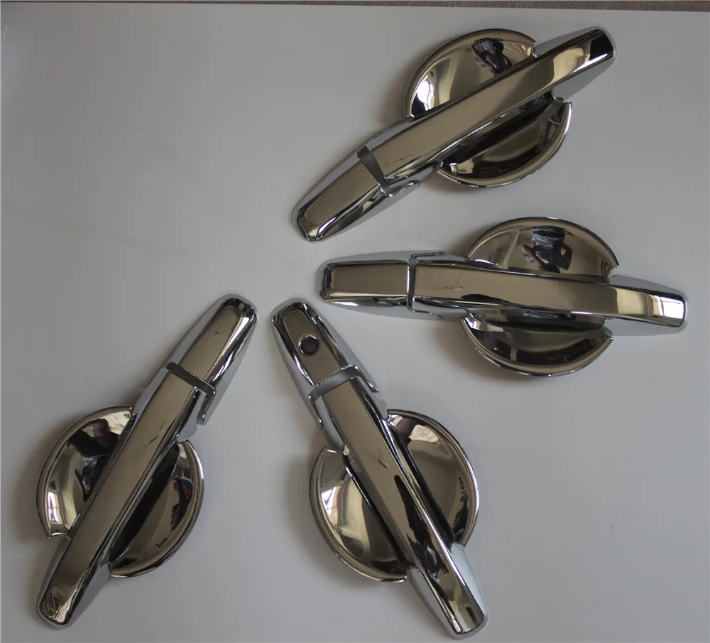 HARBLL хромированная накладка на дверную ручку для Honda Civic 2006-2011 MK8 аксессуары 2007 2008 2009 2010 автомобильный Стайлинг - Цвет: handle and bowl