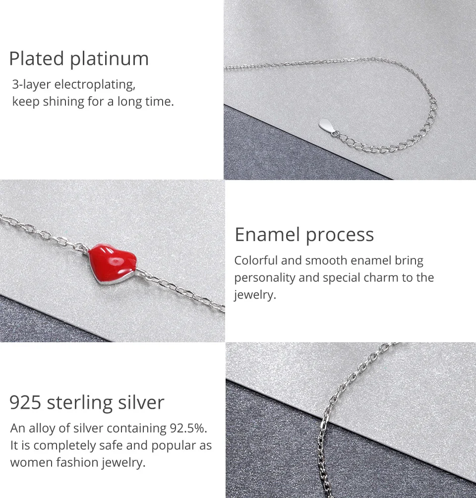 Jiayiqi DIY 100% 925 серебряный браслет Дамская мода подарок на день Святого Валентина
