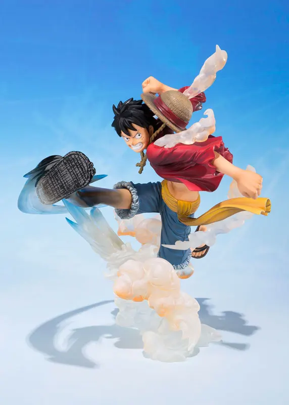 100% Оригинальные фигурки BANDAI Tamashii Nation фигурок ZERO Collection обезьянка D. Luffy Gomugomu no Takamuchi
