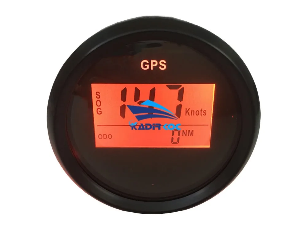 1 шт. абсолютно 52 мм цифровой gps одометры Авто измерители скорости 0-999 км/ч неизвестно Показать 9-32 В водонепроницаемый скорость mileometer