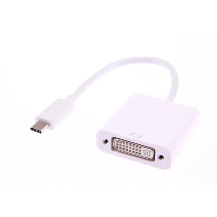 Новый стиль USB3.1 Male Type C к DVI Female адаптер дисплея поддержка 1080P видео для Apple Macbook Air Pro