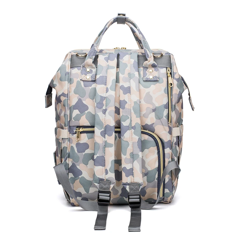 Модная камуфляжная сумка для подгузников беременных Большая вместительная
