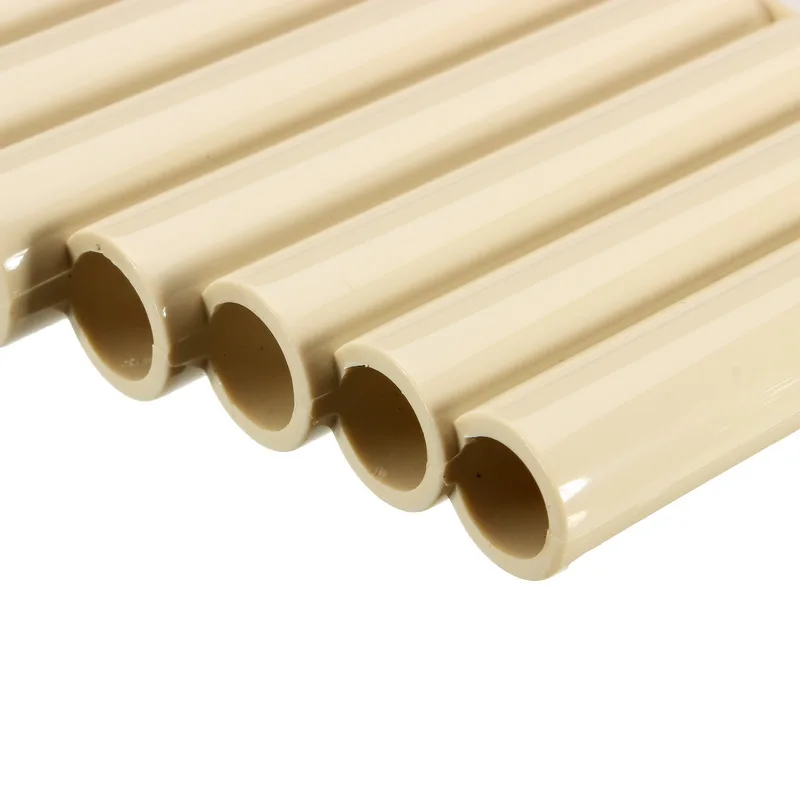 Zebra 16 тюбик Экологичная Смола C тон Pan флейта легко обучающий мундштук Panpipe духовой музыкальный инструмент для начинающих подарок