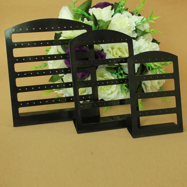 Портативный 48 отверстий 24 пары серьги гвоздики ювелирные изделия пластиковый