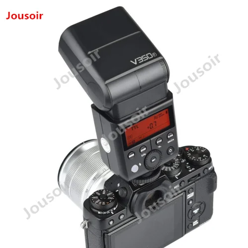 В наличии Godox 2x V350F TTL HSS 1/8000s Вспышка Speedlite встроенный литий ионный аккумулятор 2000mAh