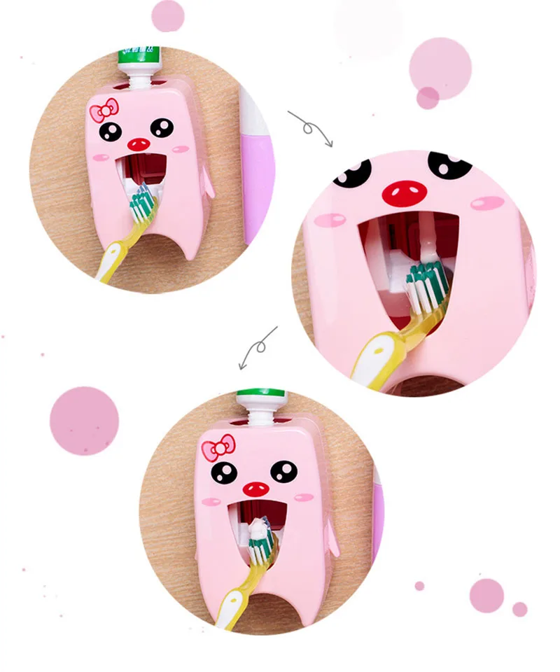Ленивый креативный милый автоматический диспенсер для зубной пасты детей