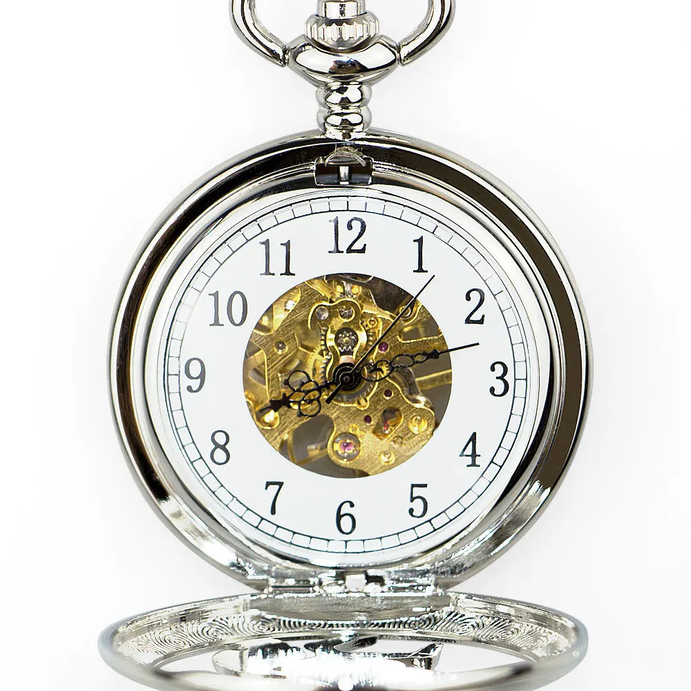 Лидер продаж антикварные винтажные часы с ручным заводом Fly Horse белый циферблат