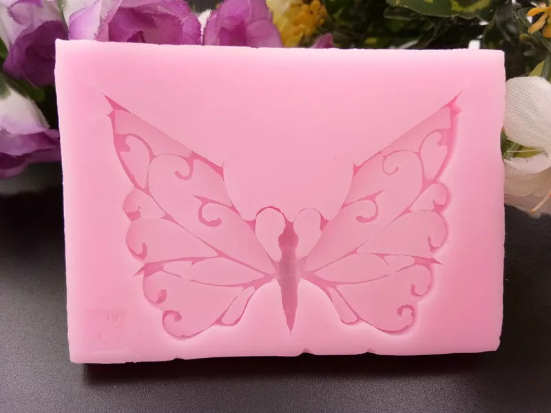 DIY бабочка торт инструменты 3D Силиконовые помадные формы шоколадные украшения