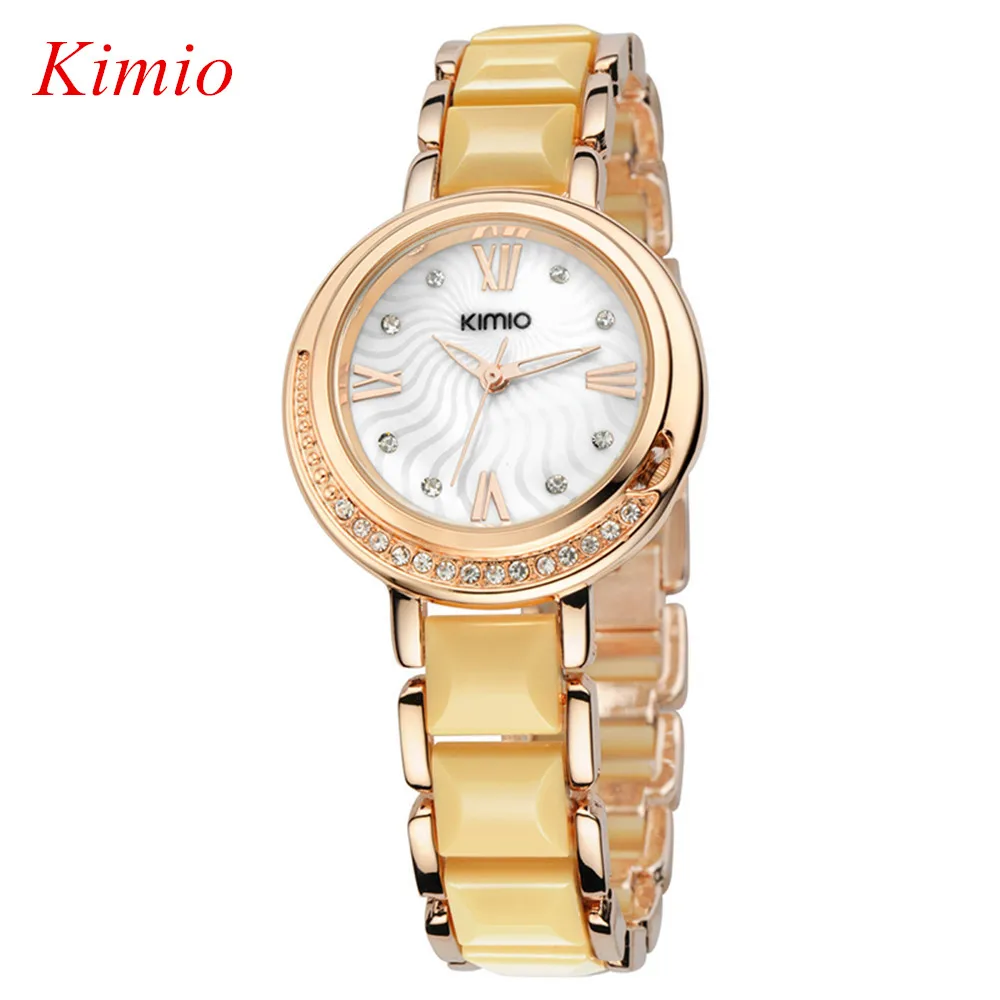 Топ часы женщины смотреть Новая Мода Кварцевые Часы Розовое Золото Марка Роскоши