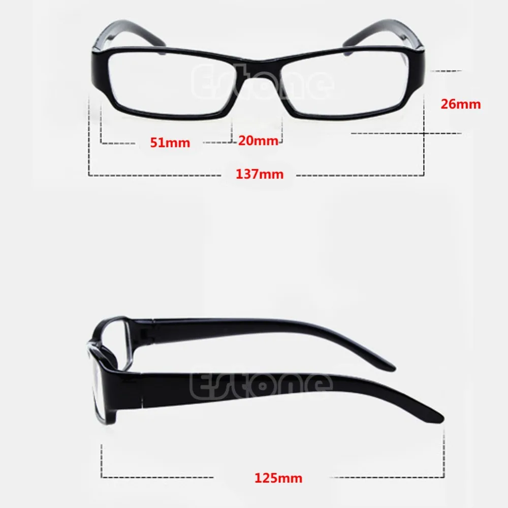 Free shipping 1 PC New Black Eyeglass Frames Myopia Glasses -1 -1.5 -2 -2.5 -3 -3.5 -4 -4.5 -5 -5.5 -6 Christmas Gifts | Аксессуары для