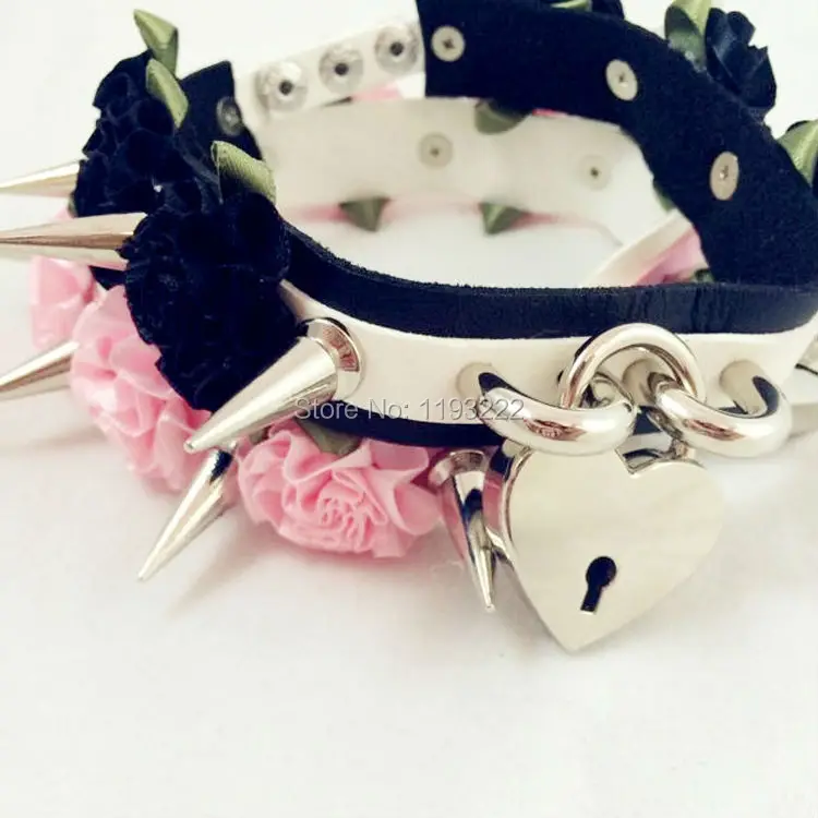 Женский чокер ручной работы из искусственной кожи яркое ожерелье в форме сердца