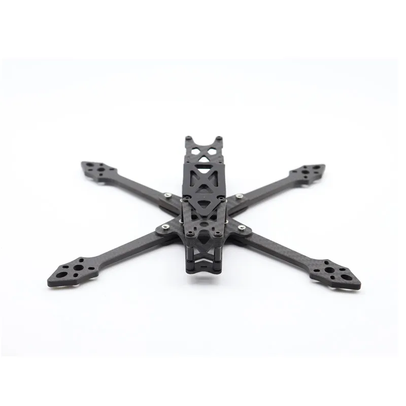 Justoo FX-220 PRO 220 мм Колесная база 5 дюймов 5 мм рукоятка из углеродного волокна FPV комплект гоночной рамы 110g для радиоуправляемого дрона квадрокоптера запасные части