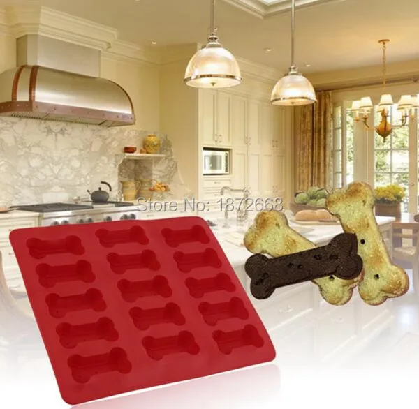 Собаке кость собака след силиконовая форма для выпечки прессформы торта