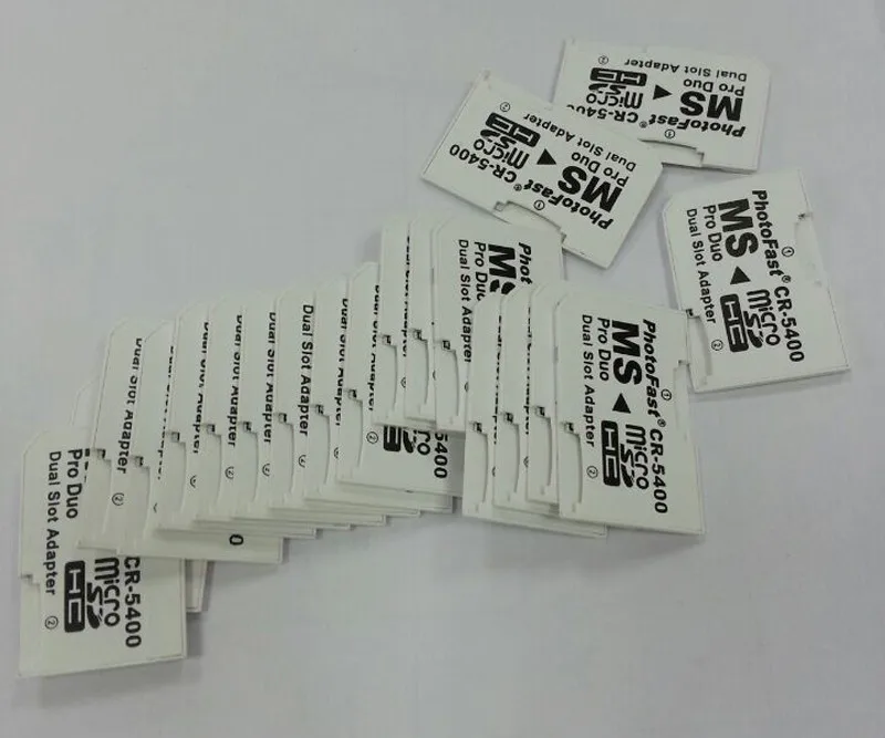 100 шт./лот высокое качество Photofast CR5400 карта Micro SD TF с двумя слотами для MS Memory Stick Pro Duo