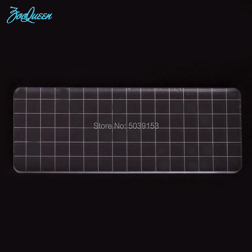 SIZE J 160mmX60mm Прозрачный акриловый штамп Блок Инструмент для скрапбукинга/Набор для изготовления карт коврик ручка поддержка украшения инструменты аксессуары - Цвет: SIZE J 160mmX60mm
