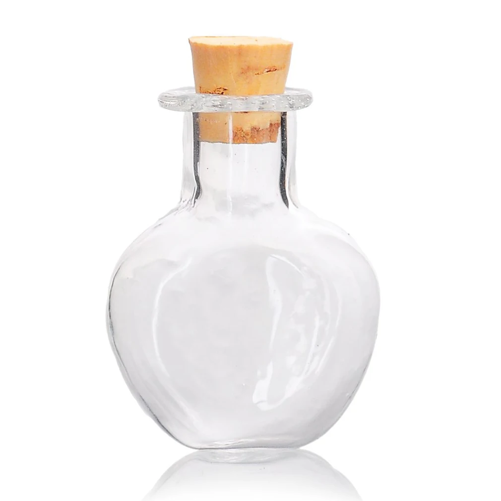 5 фиолов Flacons Verre Mini Bouteilles Bouchon Bijoux прозрачный 29 мм x 19 мм|bijoux|bijoux verrebijoux fiole |