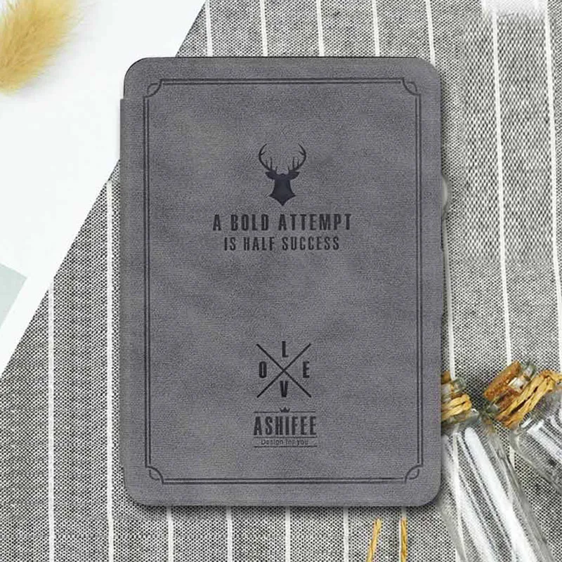 Тонкий чехол для Amazon Kindle Paperwhite 1 2 3 с рисунком оленя из искусственной кожи 123