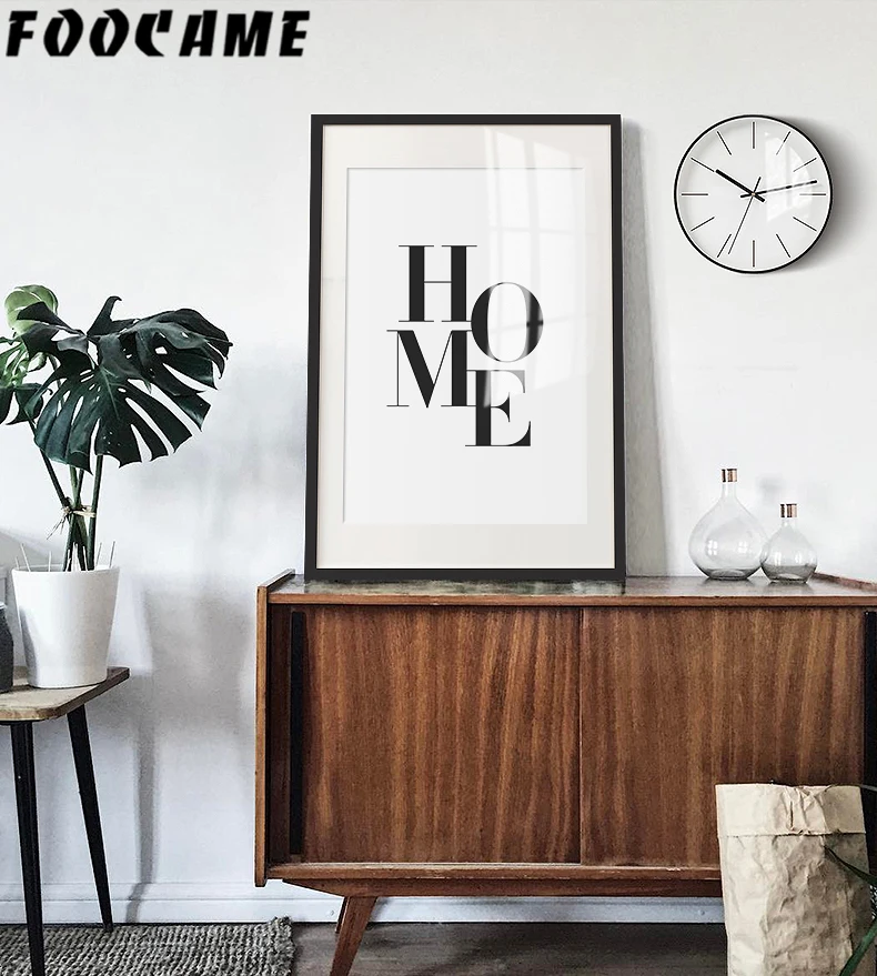 Настенный плакат с изображением перьев и надписей Love