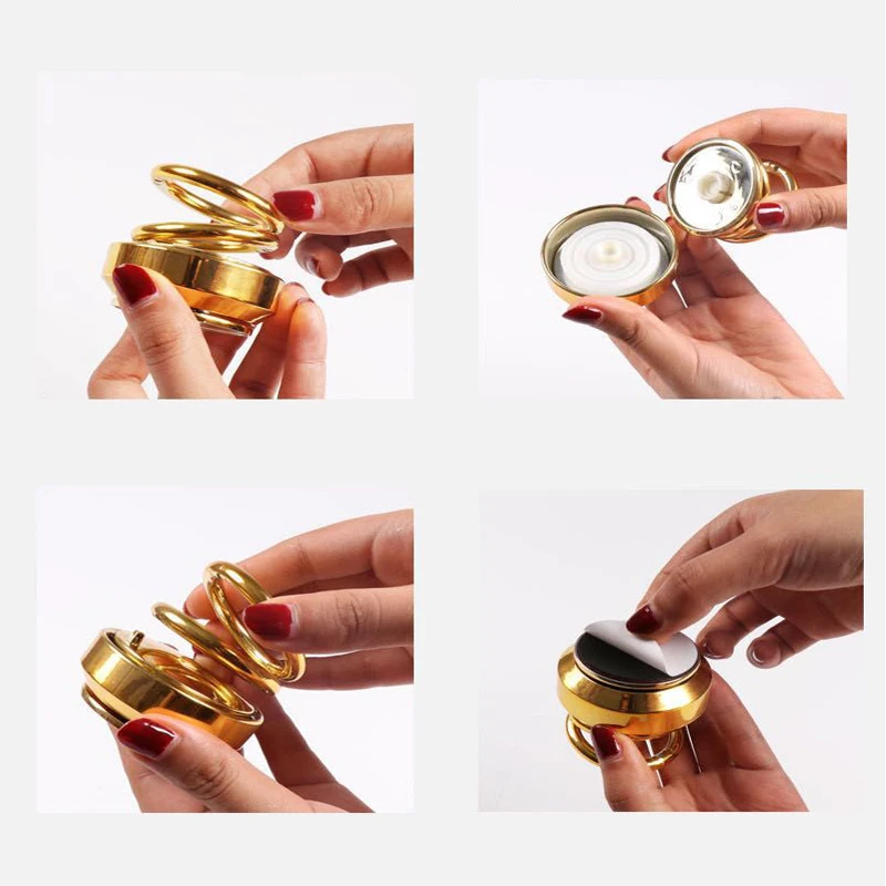 Car Air Freshener Mini Smell Double-ring Rotating Ambientador Parfum Voiture Automotive Auto Accessories | Автомобили и мотоциклы